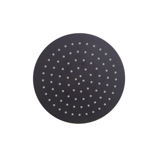 Ramon Soler Hidroterapia palarie dus superslim rotunda 300 mm negru mat