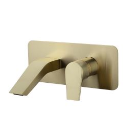 Ramon Soler Urban Chic Baterie lavoar incastrata perete auriu periat