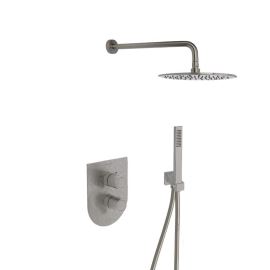 Ramon Soler Urban Chic Kit dus incastrat termostatat palarie rotunda nichel periat