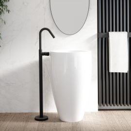 Ramon Soler Tzar baterie lavoar freestanding negru mat