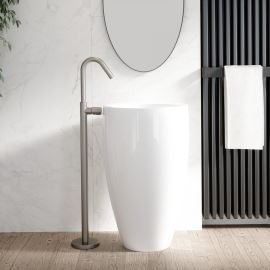 Ramon Soler Tzar baterie lavoar freestanding nichel periat