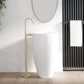 Ramon Soler Tzar baterie lavoar freestanding auriu periat