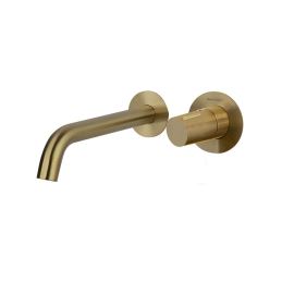 Ramon Soler Tzar baterie lavoar incastrat pipa 24 cm auriu periat