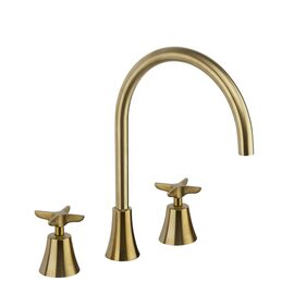 Ramon Soler Adagio baterie lavoar 3 module pipa 17 cm auriu periat 