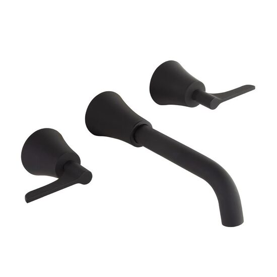 Ramon Soler Adagio baterie lavoar  incastrata perete maneta simpla negru mat 