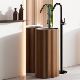 Ramon Soler Adagio baterie lavoar freestanding negru mat