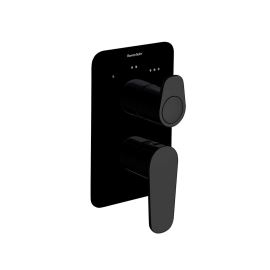 Ramon Soler Alexia corp baterie dus incastrata 3 cai negru mat 