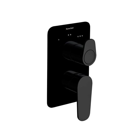 Ramon Soler Alexia corp baterie dus incastrata 3 cai negru mat 