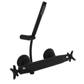 Ramon Soler Adagio baterie dus termostatata cu accesorii dus negru mat 