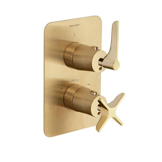 Ramon Soler Adagio baterie dus incastrata termostatata 1 cale auriu periat