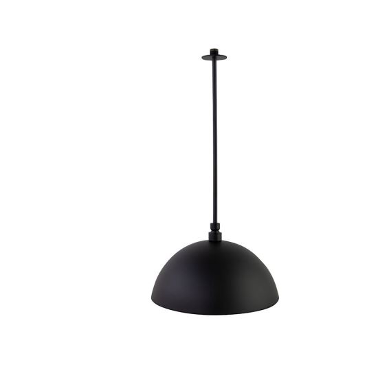 Ramon Soler Hidroterapia palarie de dus clopot 300 mm negru mat tavan