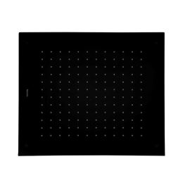 Ramon Soler Hidroterapia palarie de dus superslim incastrata tavan 500 mm patrata rain negru mat 