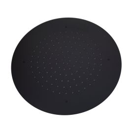 Ramon Soler Hidroterapia palarie de dus superslim incastrata tavan 550 mm rotunda rain negru mat  
