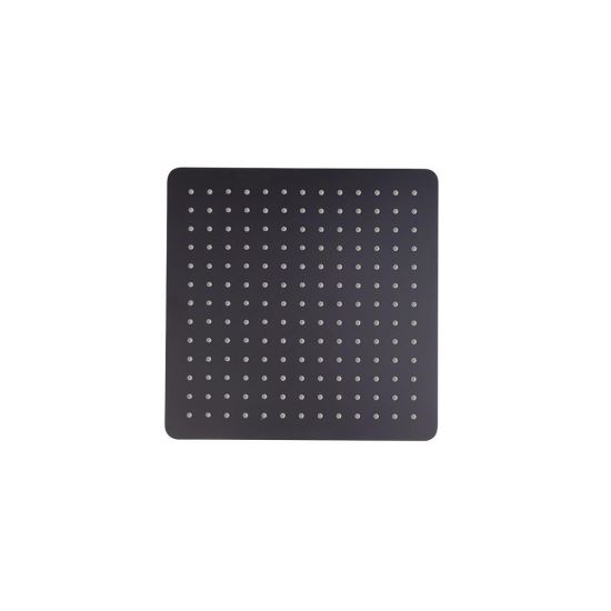 Ramon Soler Hidroterapia palarie dus superslim patrata metal 250 mm negru mat