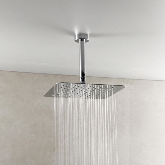 Ramon Soler Hidroterapia palarie dus superslim patrata metal 250 mm crom 