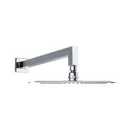 Ramon Soler Hidroterapia palarie dus superslim patrata inox 250 mm crom cu brat montaj perete