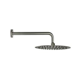 Ramon Soler Hidroterapia palarie de dus superslim rotunda 250 mm nichel periat cu brat montaj perete