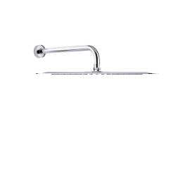 Ramon Soler Hidroterapia palarie dus superslim rotunda inox 300 mm crom cu brat montaj perete 