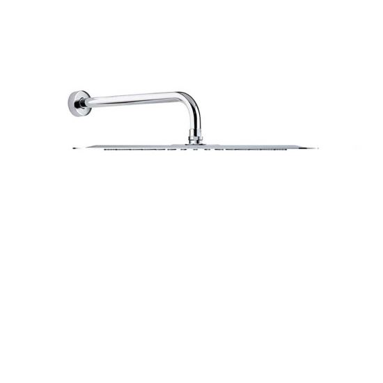 Ramon Soler Hidroterapia palarie dus superslim rotunda inox 300 mm crom cu brat montaj perete 