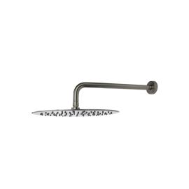 Ramon Soler Hidroterapia palarie de dus superslim rotunda 300 mm nichel periat cu brat montaj perete 