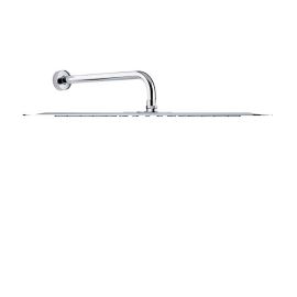 Ramon Soler Hidroterapia palarie dus superslim rotunda inox 400 mm crom cu brat montaj perete 