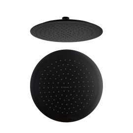 Ramon Soler Hidroterapia palarie dus superslim rotunda plastic 240 mm negru mat 