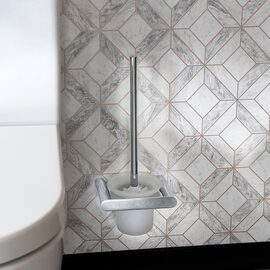 Ramon Soler Ergos perie wc perete montaj dual sticla inox lucios