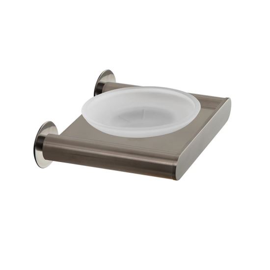 Ramon Soler Ergos savoniera baie perete montaj dual sticla inox mat