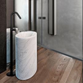 Ramon Soler Urban Chic Baterie lavoar freestanding negru mat