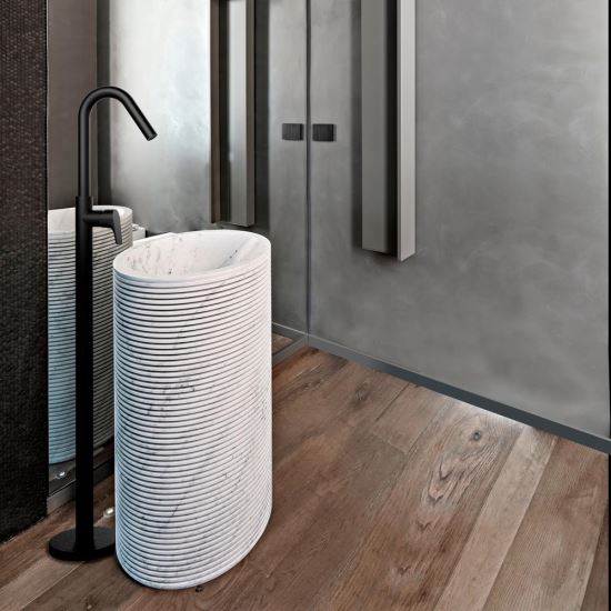 Ramon Soler Urban Chic Baterie lavoar freestanding negru mat