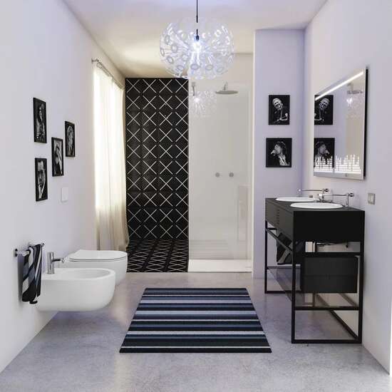 Olympia Ceramica Vinyl set mobilier baie 2 lavoare