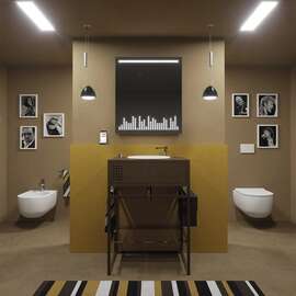 Olympia Ceramica Vinyl set mobilier baie 1 lavoar