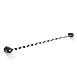 Decor Walther Stone suport prosop baie 80 cm negru crom lucios