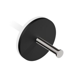 Decor Walther Stone Suport hartie igienica fara capac 11.6 cm negru inox mat