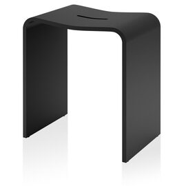 Decor Walther Stone taburet baie negru mat