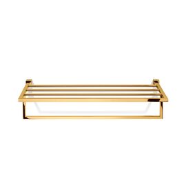 Decor Walther Corner Suport prosop baie tip raft auriu lucios 24K