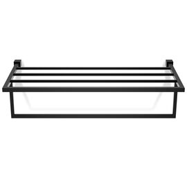 Decor Walther Corner Suport prosop baie tip raft negru mat