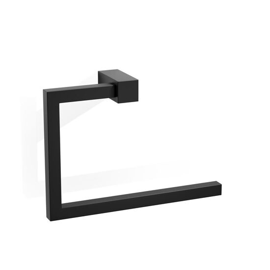 Decor Walther Corner Suport prosop baie tip inel 21,4x13 cm   negru mat 