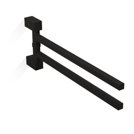 Decor Walther Corner Suport prosop baie tip dublu mobil negru mat 