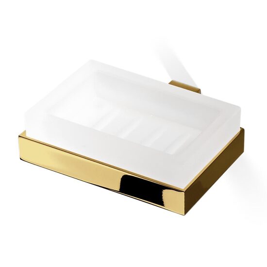 Decor Walther Corner Savoniera baie perete auriu lucios 24K 