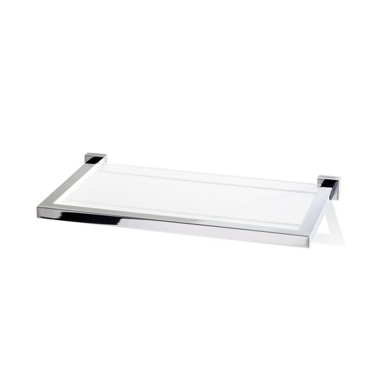 Decor Walther Corner Etajera baie sticla 30 cm crom