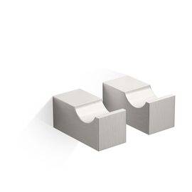 Decor Walther Corner Set 2 cuiere 1,3 cm nichel satinat