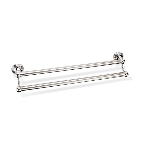 Decor Walther Classic Suport prosop baie dublu 60 cm nichel lustruit