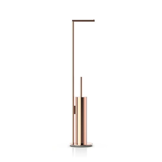 Decor Walther Mikado Perie WC freestanding cu suport hartie igienica aur roz