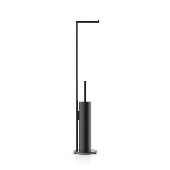 Decor Walther Mikado Perie WC freestanding cu suport hartie igienica negru mat