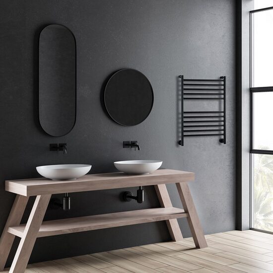 Margaroli Mini calorifer portprosop vertical electric negru mat