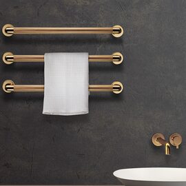 Margaroli Luce 521G calorifer portprosop electric auriu decorat