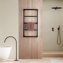 Margaroli Quadri 810/5 Black calorifer portprosop vertical electric negru