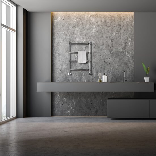 Margaroli Sereno calorifer portprosop vertical inox decorat