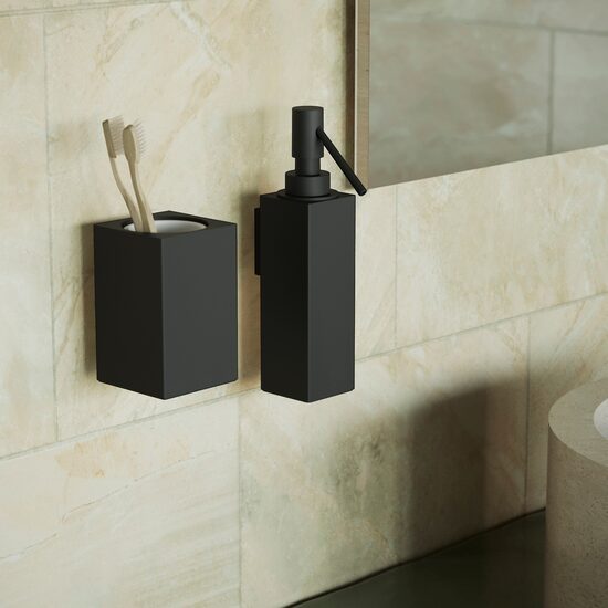 Cosmic Metric Dozator sapun perete negru mat